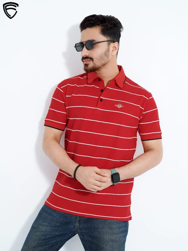 Cotton T-shirts - Red